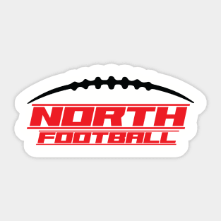 North Football laces Sticker